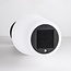 Lampe de table solaire Lucen avec pied métallique et lumière blanche chaude