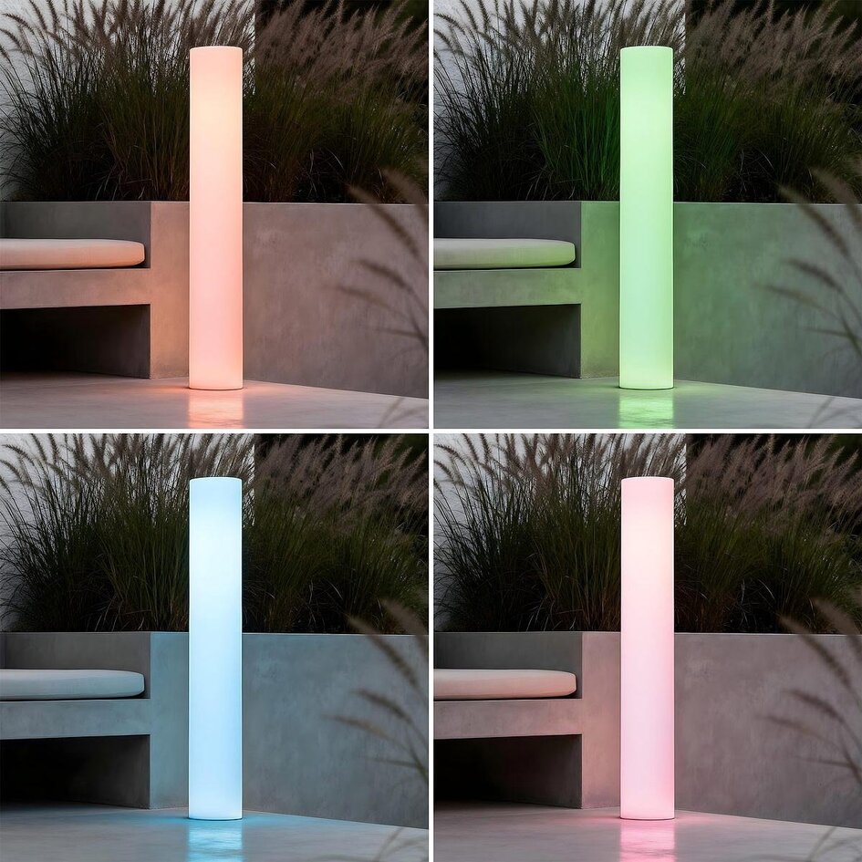 Lampe solaire sur pied Veris à couleurs réglables - 100 cm
