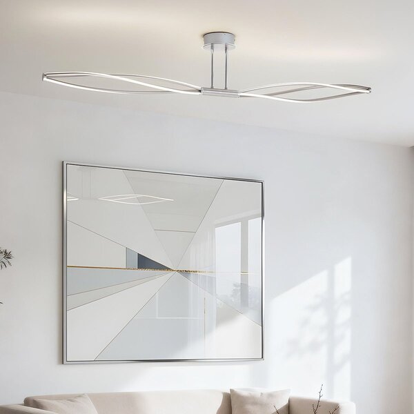 Plafonnier design Doris à LED intégrée, variateur à 3 niveaux