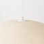Suspension Wabi Sabi Kawa - beige sable, effet pierre mouchetée noir 60 cm