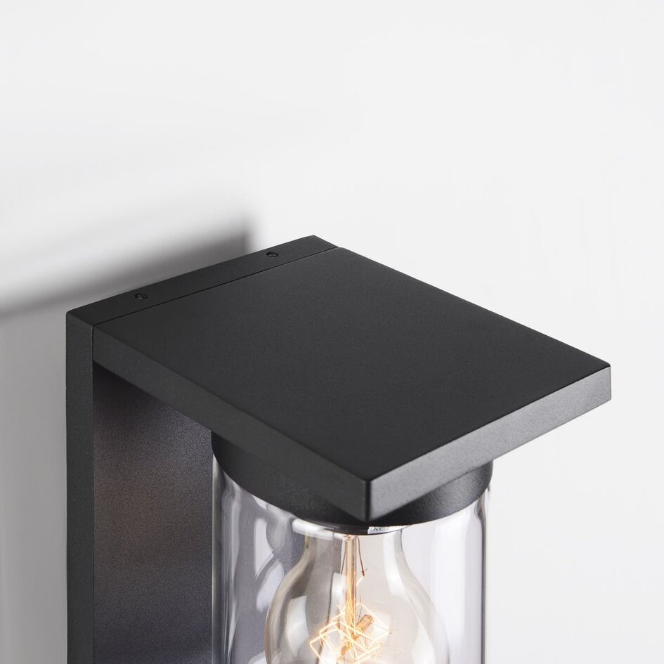 Lampe d'extérieur moderne Aniello avec capteur de crépuscularité