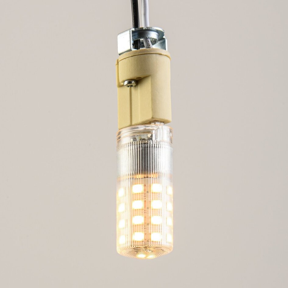 Spot LED G9 dimmable, transparent 4,4 watts (2700K)