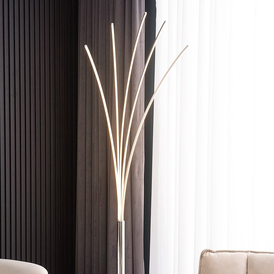 Lampadaire Louis avec LED intégrée et variateur