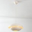 Suspension rétro moderne Orbia - beige clair brillant