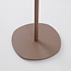 Lampadaire Zinc avec liseuse rechargeable, variateur tactile et LED intégrée - taupe
