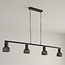 Luminaire suspendu industriel noir - Xavier
