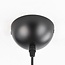 Suspension ronde moderne Goldy noire et dorée