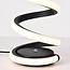 Lampe à poser Borja en spirale avec LED variateur à 3 niveaux