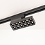 Kit rail monophasé de 3 mètres, spots Varo noirs 4000K