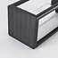 Lampe d'extérieur solaire sur pied Illumina noire avec détecteur