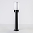 Lampe d'extérieur sur pied Baxie noire