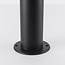 Lampadaire de jardin moderne noir - Baxie