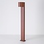 Lampe d'extérieur sur pied Simone brun rouille - 70 cm