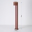 Lampe d'extérieur sur pied Simone brun rouille - 70 cm