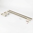 Kit rail monophasé de 1,5 mètre et spots Jill, beige