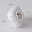Veilleuse compacte à prise et capteur de lumière - lampe 2-en-1