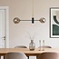 Suspension design Danley 2 lumières avec globes en verre
