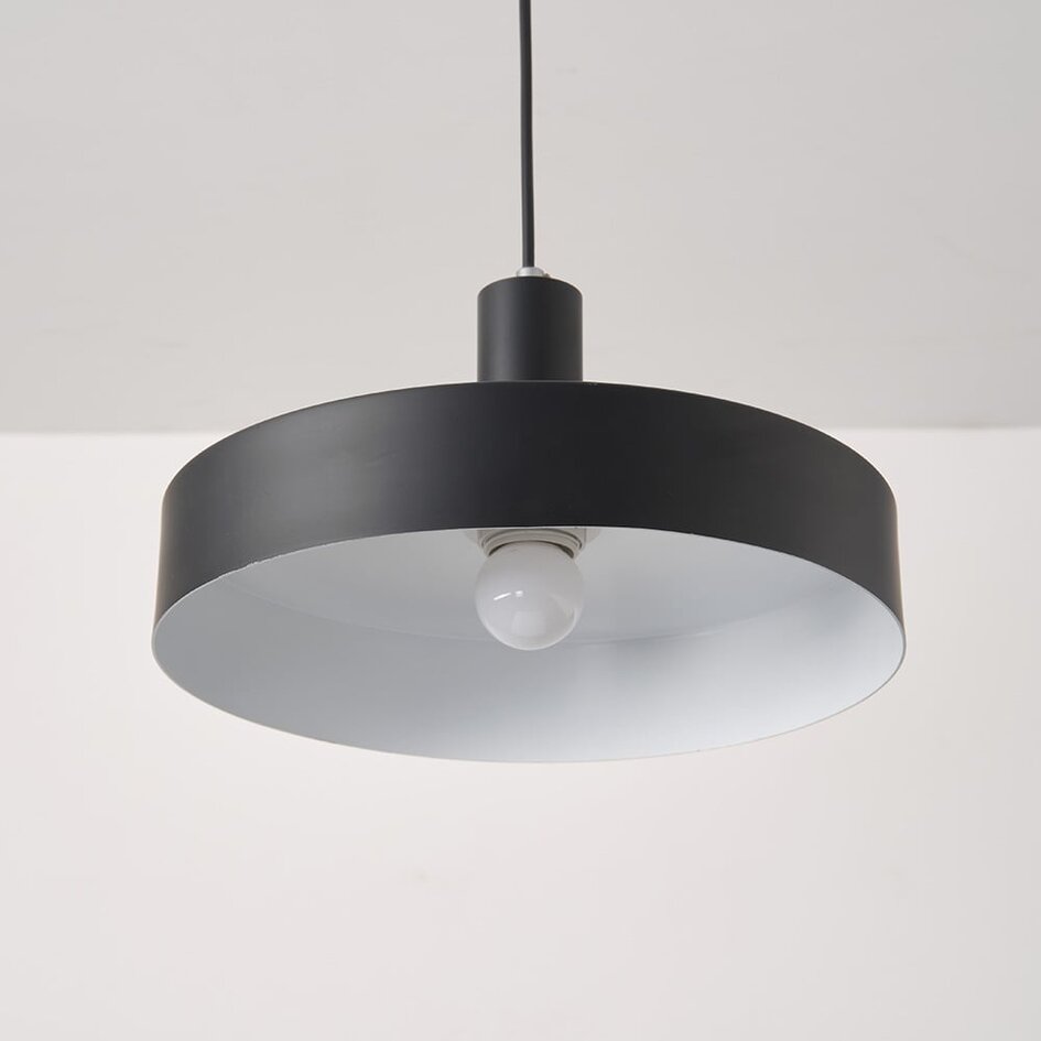 Suspension moderne noire mate - Bijou