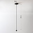 Alimentation à rosace de plafond pour rail monophasé, noir (ronde ou carrée)