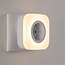 Veilleuse compacte à prise et capteur de lumière - lampe 2-en-1
