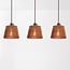 Suspension Veya à 3 lumières - bambou naturel et bronze chaud