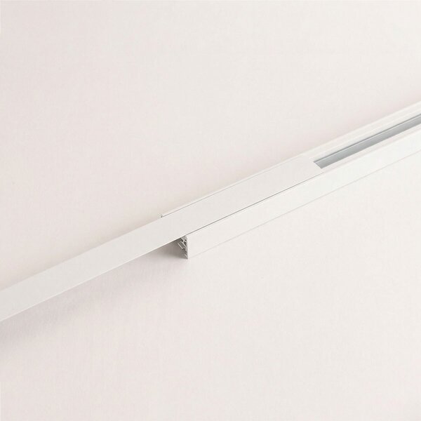 Capuchon de protection 2 x 0,75 cm pour l'éclairage sur rail monophasé - blanc