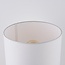 Lampe à poser boho-chic Ranpu avec abat-jour blanc