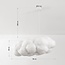 Suspension Kumo nuage grand - blanc