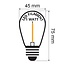 Kit guirlande guinguette, ampoules filament 2W verre clair, dimmables