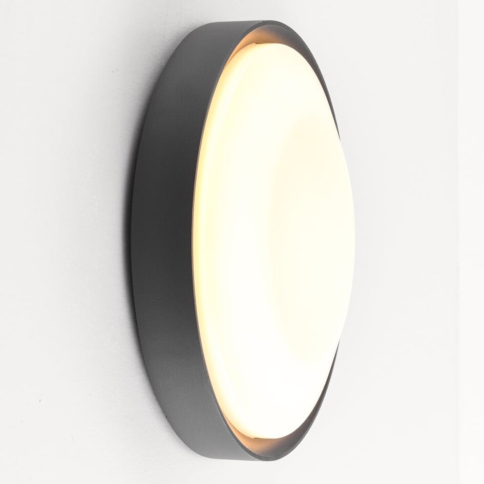 Lampe de salle de bains à variateur Buz - anthracite
