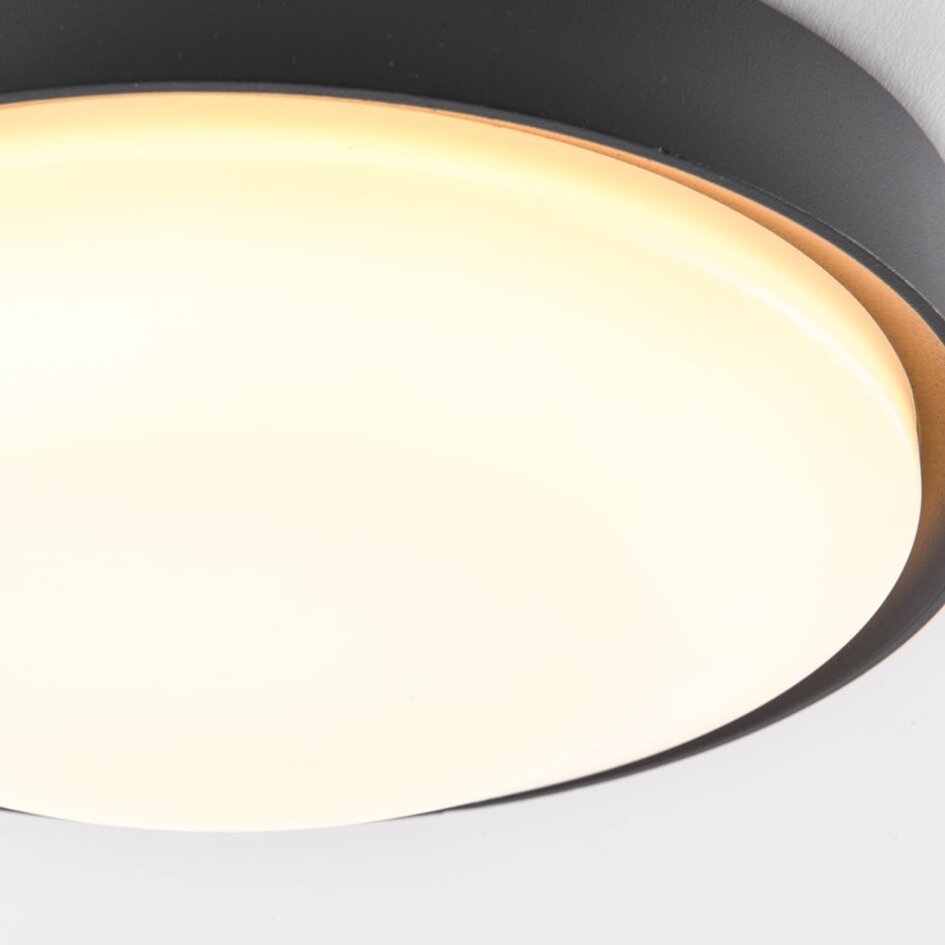 Lampe de salle de bains à variateur Buz - noir