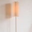 Lampadaire moderne Oia avec abat-jour en lin beige