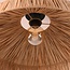 Plafonnier bohème Baro Ø58 cm - raffia naturel