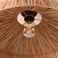 Suspension Boho Baro en papier raphia naturel Ø58