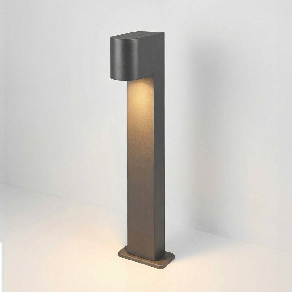 Lampe d'extérieur sur pied Thanos anthracite - 50 cm