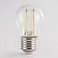 Ampoule filament 2,5/4,5W, 2700 K, verre transparent, Ø45 mm, dimmable