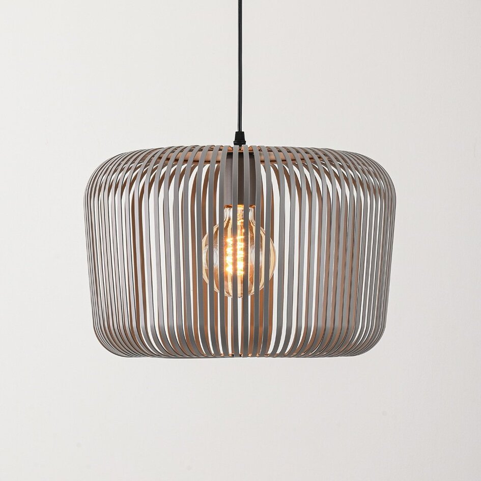 Suspension Viro en métal gris clair – Ø38 cm