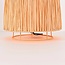 Lampe à poser Aruna en papier raffia - beige