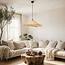 Suspension en rotin Kalina, couleur naturelle