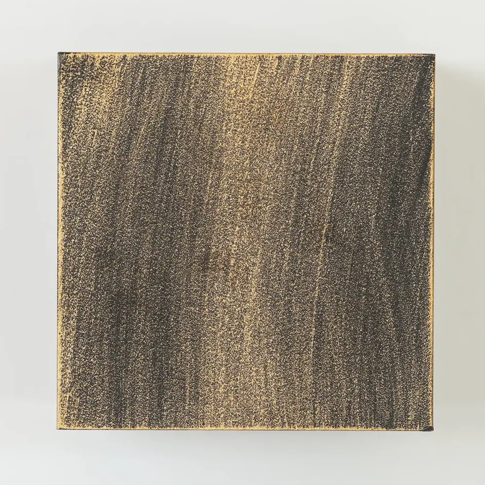 Applique moderne d'extérieur Oliver - noir avec or brossé