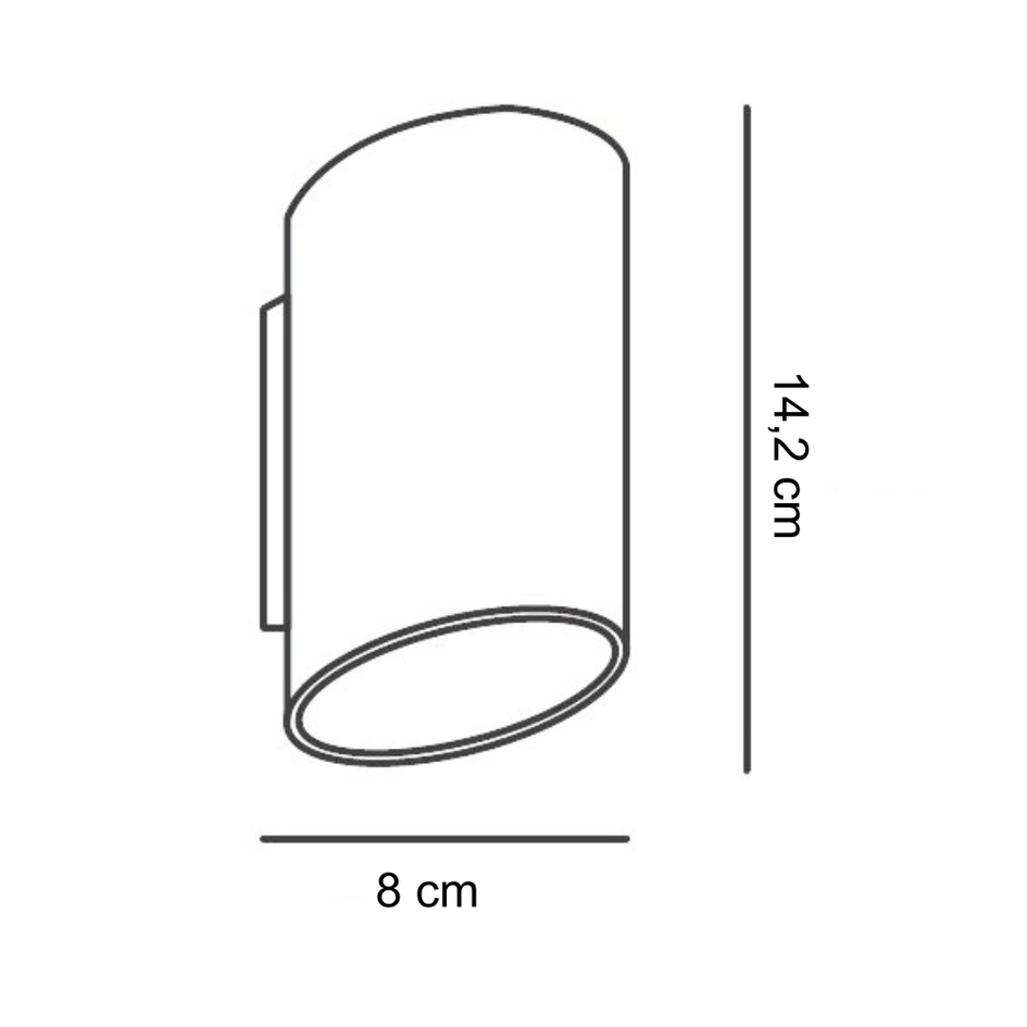 Applique moderne noire avec or - Lee