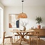 Suspension Laria en papier raphia naturel