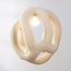 Lampe suspendue contemporaine Wabi Sabi Kaji 43 x 50 cm - beige sable