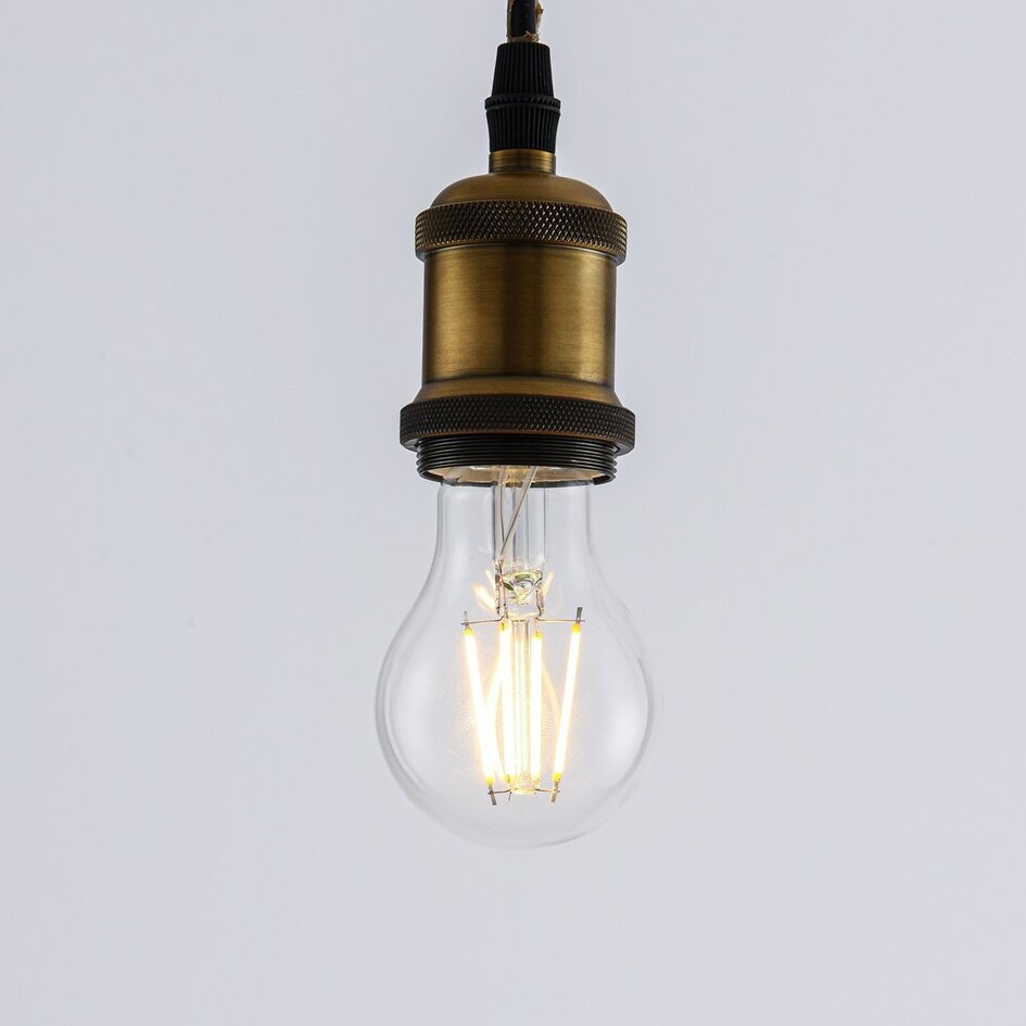 Ampoule filament 4,5/7W, 2700 K, verre transparent, Ø60 mm, dimmable 3 niveaux