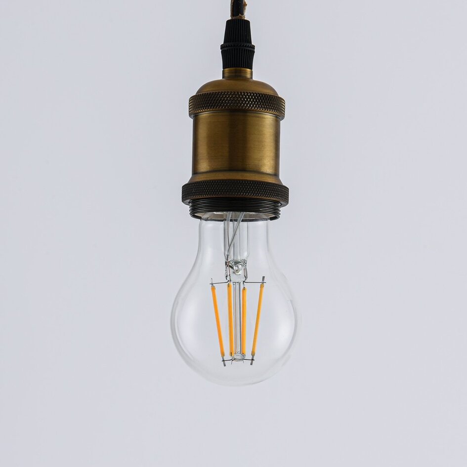 Ampoule filament 4,5/7W, 2700 K, verre transparent, Ø60 mm, dimmable 3 niveaux