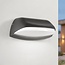 Applique murale extérieure moderne Jessy - anthracite avec LED intégrée