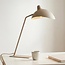 Lampe de table Virello en beige sable avec abat-jour réglable