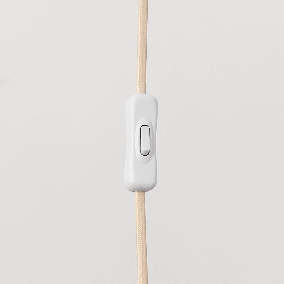 Applique murale Virello en beige sable avec bras et abat-jour réglables