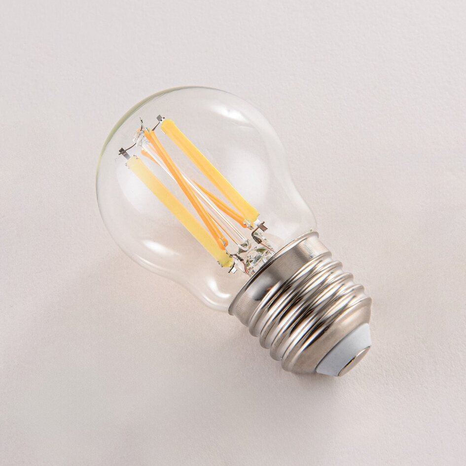 Ampoule E27 intelligente Wi-Fi avec app Tuya, Ø45mm, 4.9W, 2700-6500K, dim-to-warm