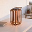 Lanterne solaire Solari aspect bambou - rechargeable et dimmable